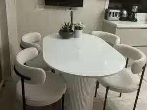 Serena Dining Table + 4 Chairs