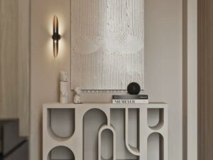 Geometric console